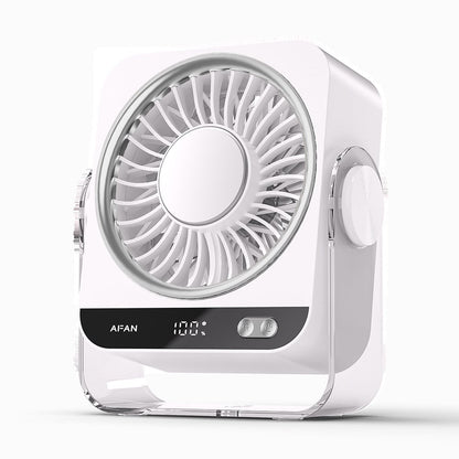 Desk Cooling Fan for Bedroom, 199 Speed Turbo Airflow, Digital Display Quiet Table Fan
