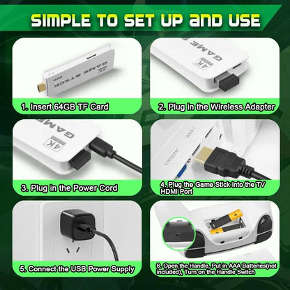 The 2026 Retro Game Console supports 4K HDMI classic video games, has 23 built-in emulators, and boasts over 40,000 games. It's a plug-and-play console equipped with an upgraded dual controller.