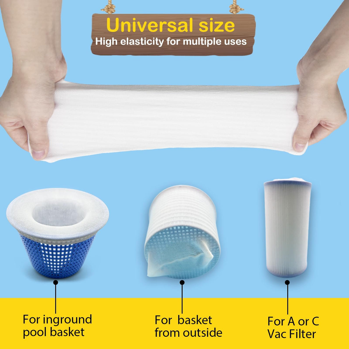 ✨Special Sale - 49% OFF✨Pool Skimmer Socks for Skimmer Basket Clean