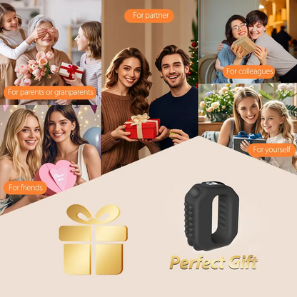 2026 Upgraded Cordless Fascia Ring Massager | Deep Tissue Muscle Recovery for Waist & Back | Adjustable Strap Fits Up to 55" Waist | Rechargeable & Portable