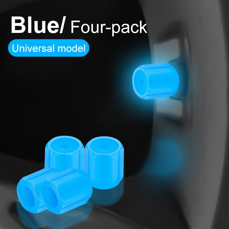 🔥🚗Glow-in-the-Dark Tire Caps 💡