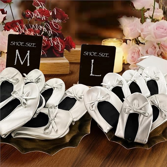 🎁Women's Elegant Foldable Ballet Flats – Lightweight & portable – Perfect for travel, office or back-up comfort – stylish and practical ✨🌸
