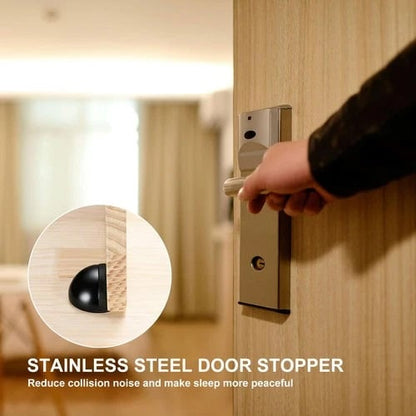 HOT SALE🔥  Hidden Stainless Steel Rubber Dual-use Door Stopper Door Holders