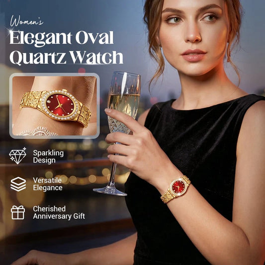 📢📢40% OFF !! ⏰Women's Elegant Oval Quartz Watch