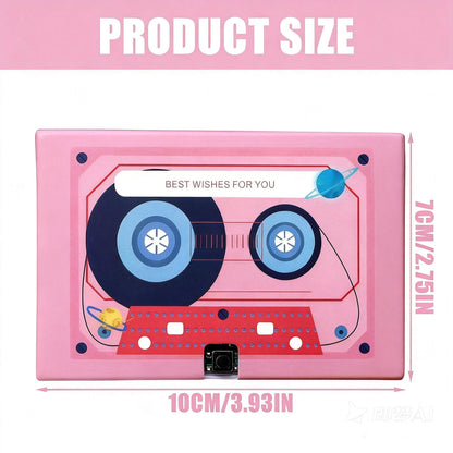🏆Hot Sale ⚡Retro Cassette Voice Recordable Greeting Card - 60s Message Recorder Gift