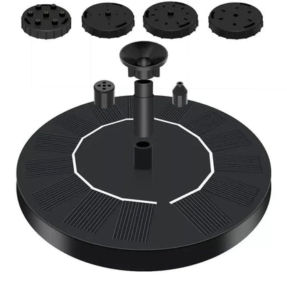 🔥Hot Sale 49% OFF🎁☀️Solar Fountain, Solar Powered Bird Bath Fountain Pump with 4 Nozzles 1.4W Solar Panel Kit Water Pump, Outdoor Watering Submersible Pump for Pond, Pool, Garden, Fish Tank🌊✨