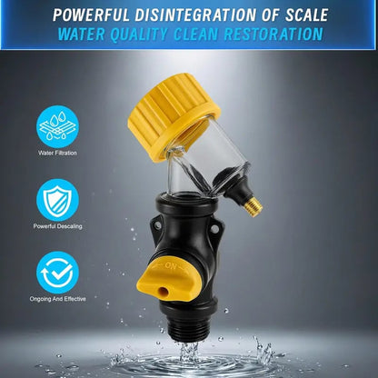 💧A great helper for water heater pipeline cleaning - 🚰2-in-1 scale inhibition and filtration
