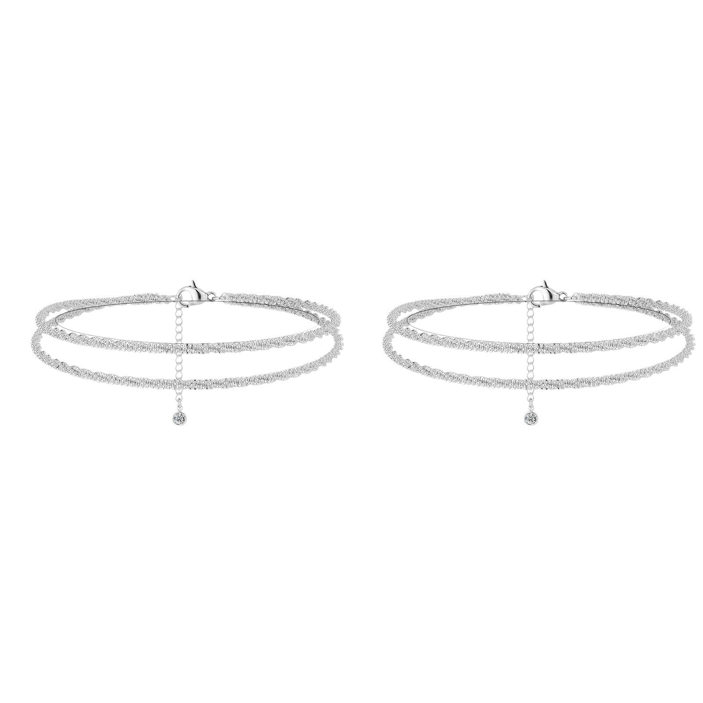 🎉🔥Dainty Layered Anklet For Women（free Exquisite gift box）