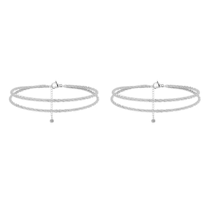 🎉🔥Dainty Layered Anklet For Women（free Exquisite gift box）