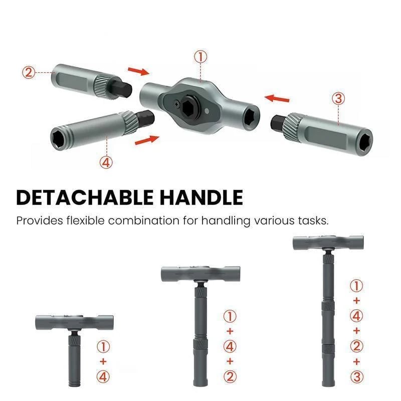 🔥LAST DAY SALE 46% OFF🔥24 in 1 DlY Screwdriver Set Magnetic Compact and Portable Ratchet Screwdriver