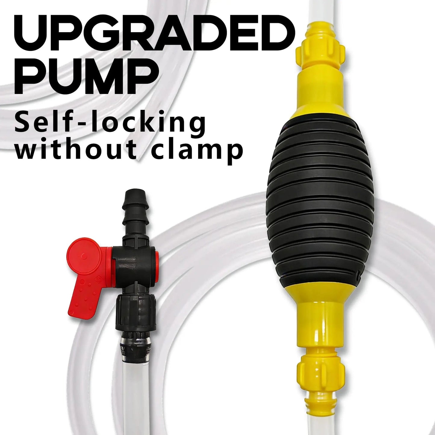 🔥LAST DAY 55% OFF🔥 Portable Manual Siphon Pump with 6.5 ft Hose