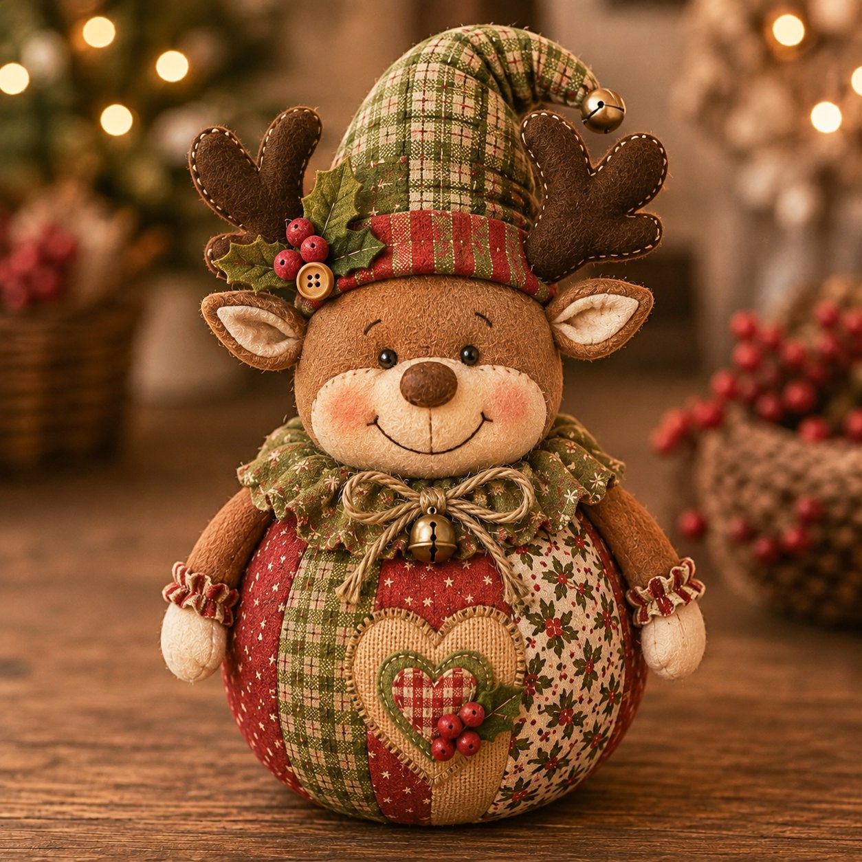 🔥 50% OFF - 🎄 Patchwork Fabric Doll DIY Kit