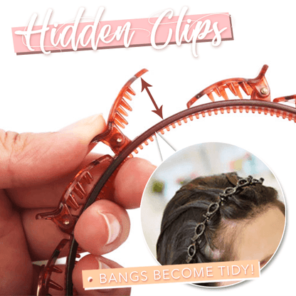 🏆HOT Sale⚡ 50K+ SOLD! Almost Gone-💥🎉Double bangs hairstyle hairpin,Best Gifts
