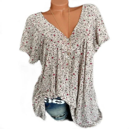 🎉Last Day Promotion-60% OFF🍃Spring & Summer Fashion Print Short Sleeve T-Shirt🍃Delivered within five working days