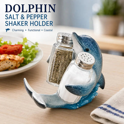 🔥HOT SALE🔥Coastal Animal Salt & Pepper Shaker Holder Set