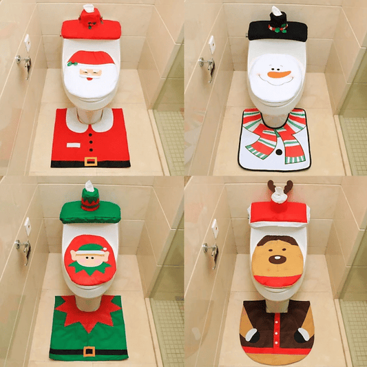 🎄 Santa Toilet Cover
