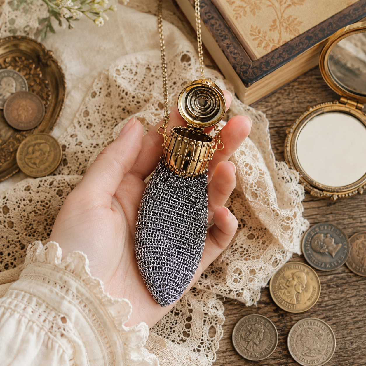 🪙 Retro 1920's English Coin Holder