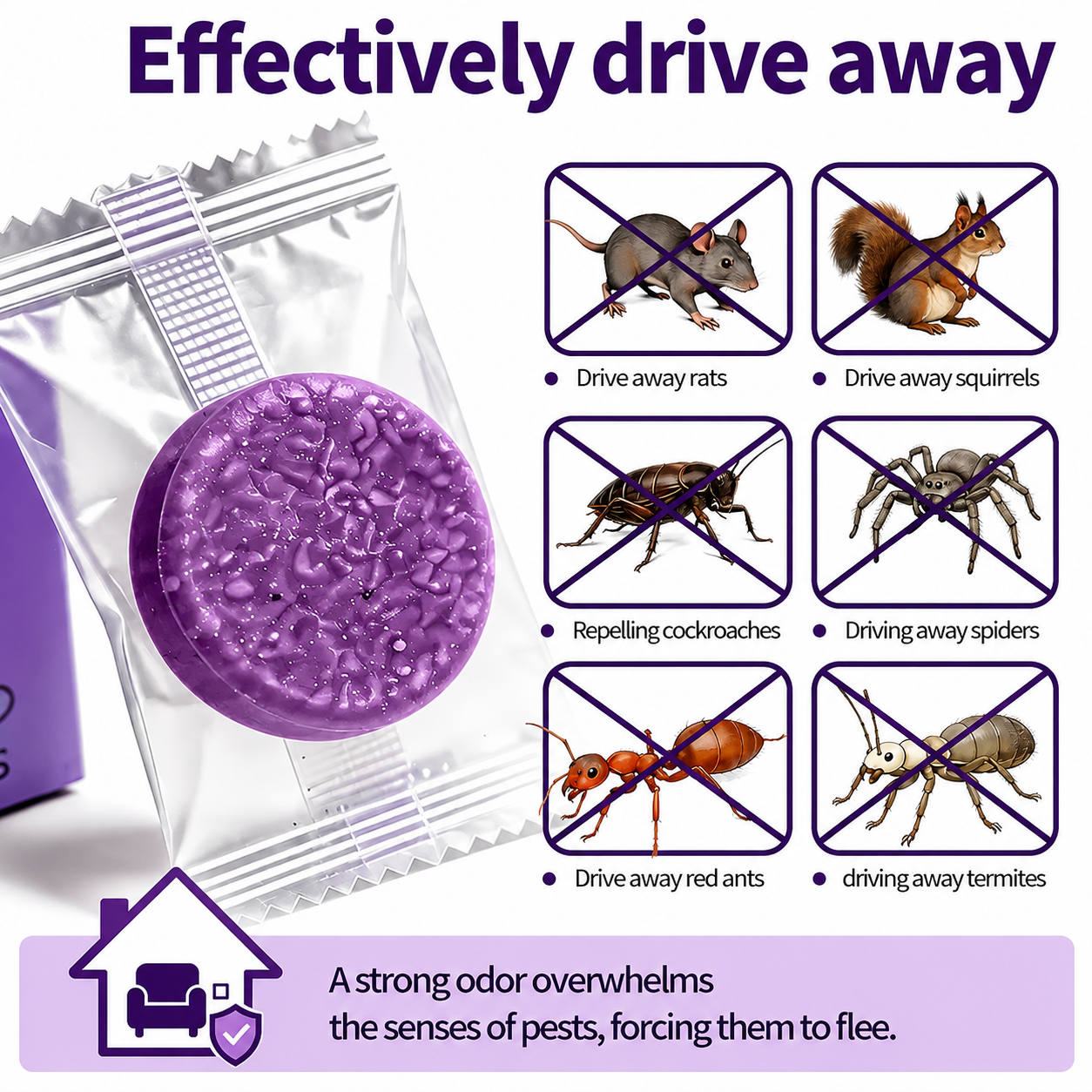 🐭 All-Natural Peppermint & Cinnamon Pest & Rodent Repellent Pucks 🕷️🐍