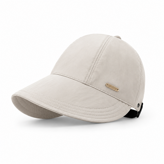 Sombrero de visera de ala ancha para mujer