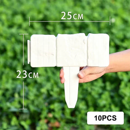 🪻High-quality, durable simulated stone garden fence🪻