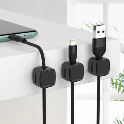 🔥Magnetic cable organizer, simple and secure adhesive cable management.