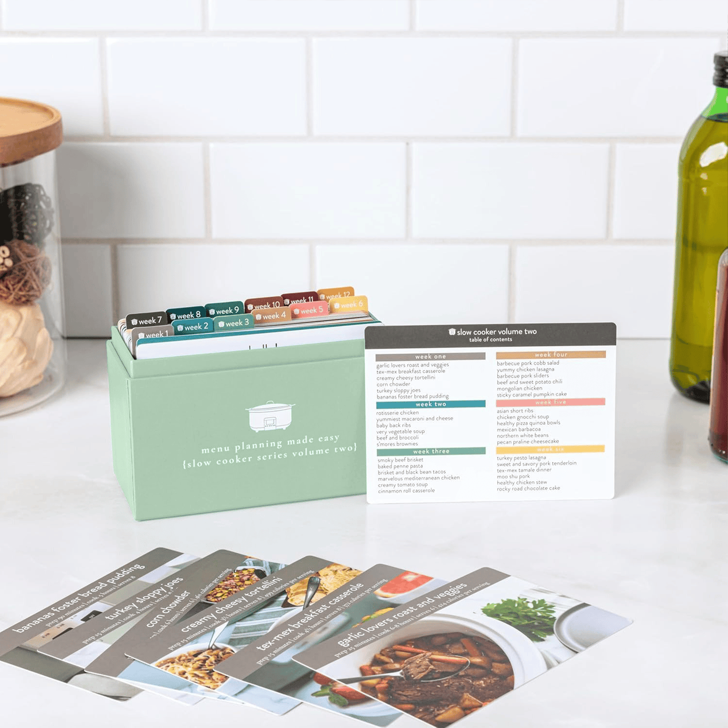 🍽️ Meal Planning Kit with 103 Photo Recipe Cards(Without a gift or present.)