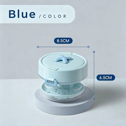 3-in-1 Leak-Proof Retainer Cleaning Case with Mirror, Drain Tray & Travel Storage