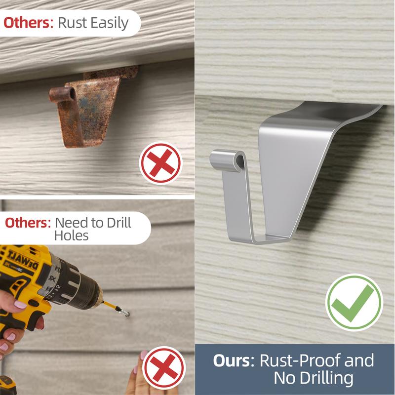 Vinyl Siding Hooks Hanger 10 Pack