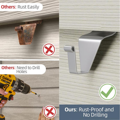 Vinyl Siding Hooks Hanger 10 Pack
