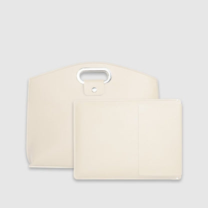 Bolsa de cuero impermeable para portátil de 14-16 pulgadas, 2 unidades, para mujer, tipo bolso de mano