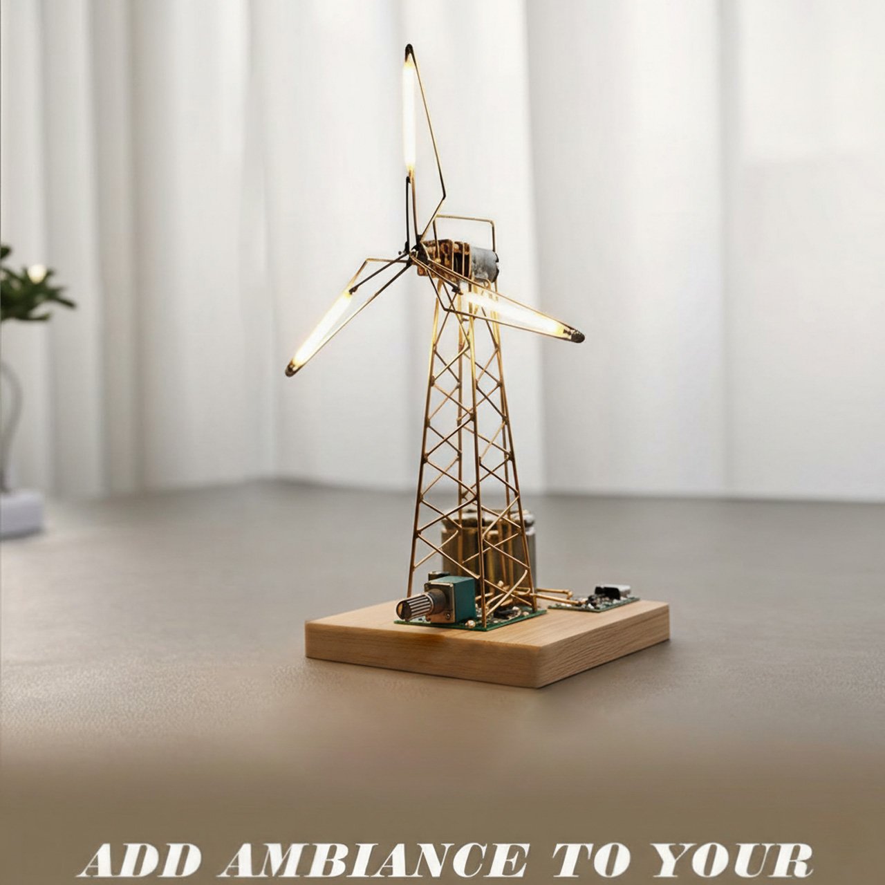 🏆Hot Sale 💡DIY Industrial Retro Windmill Lamp | Hand-Craft Your Own Warm Ambience