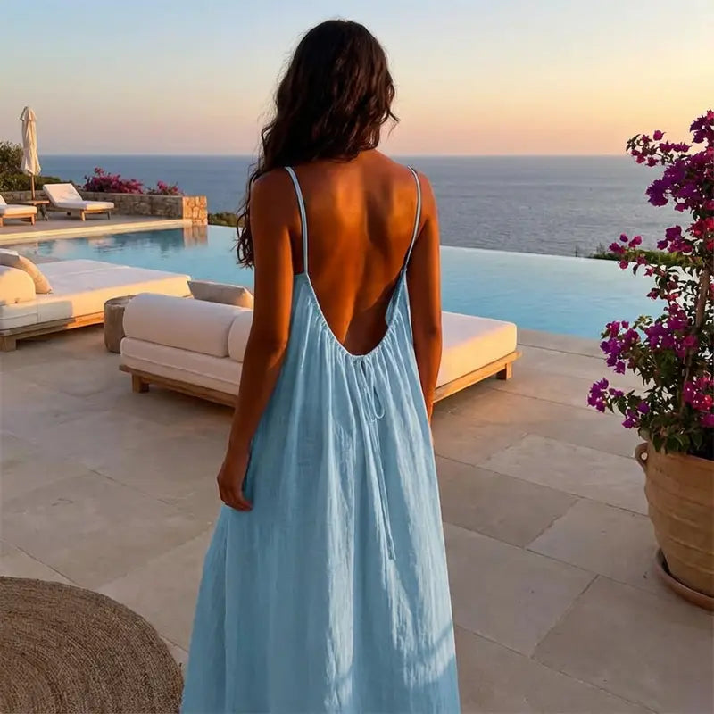 💃✨Women's Solid Color Cami Lounge Dress💕