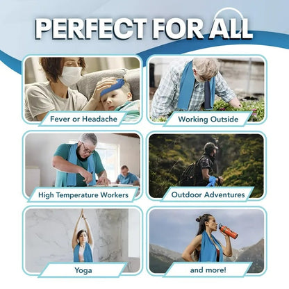 🎉BUY 1 GET 1 FREE🌞Cooling Bottle - Cold Sweat Towel You Can Use Anywhere, Anytime! Reusable Soft Absorbent Cooling Portable