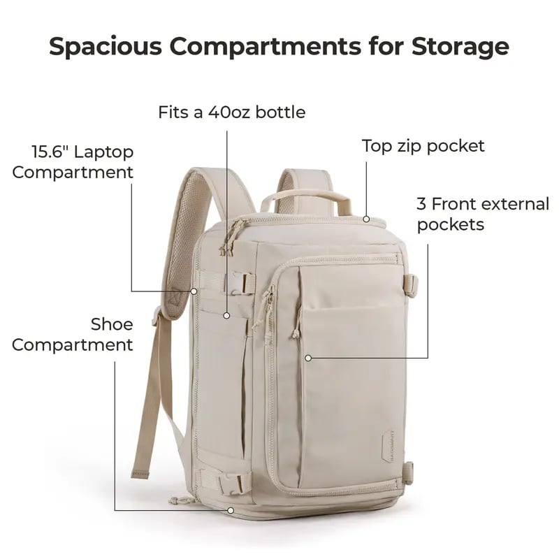 Hot Sale🔥Waterproof Carry-On Travel Backpack
