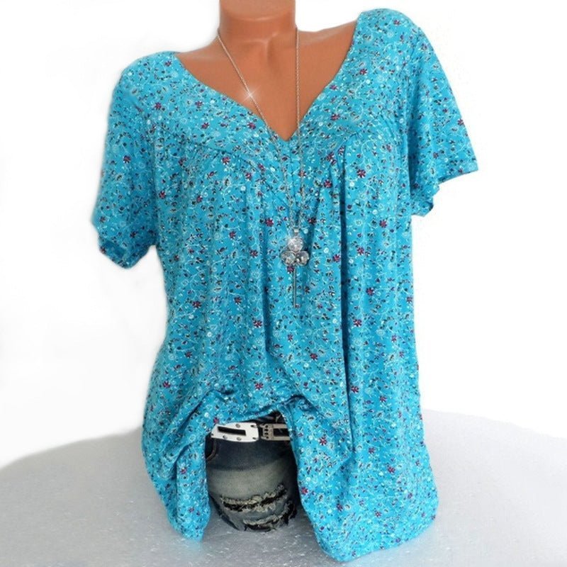 🎉Last Day Promotion-60% OFF🍃Spring & Summer Fashion Print Short Sleeve T-Shirt🍃Delivered within five working days