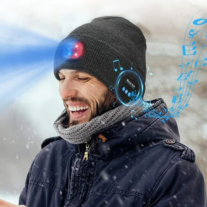 🔥Bluetooth Beanie with LED Light & Removable Speakers