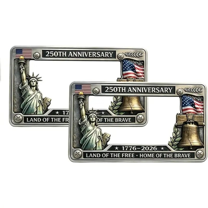 250th Anniversary Commemorative License Plate Frame
