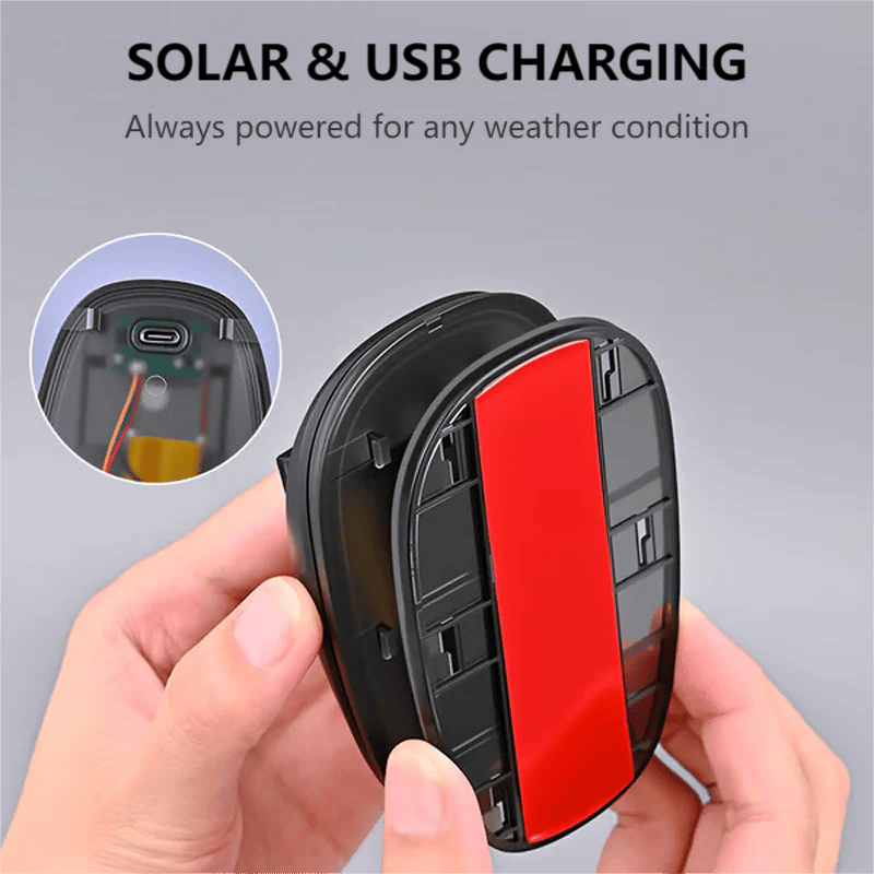 Waterproof Solar Car Roof Light with Remote
