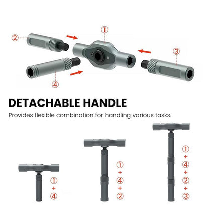 💥switchable screwdriver shape to adapt to various home repairs