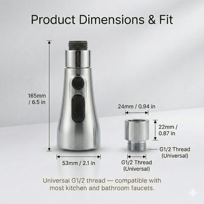 Flexible Tap Extension | Rotate, Rinse & Save Water | Easy Fit for Any Sink