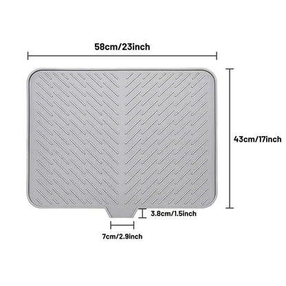 Silicone Large Size Dish Drying Mat