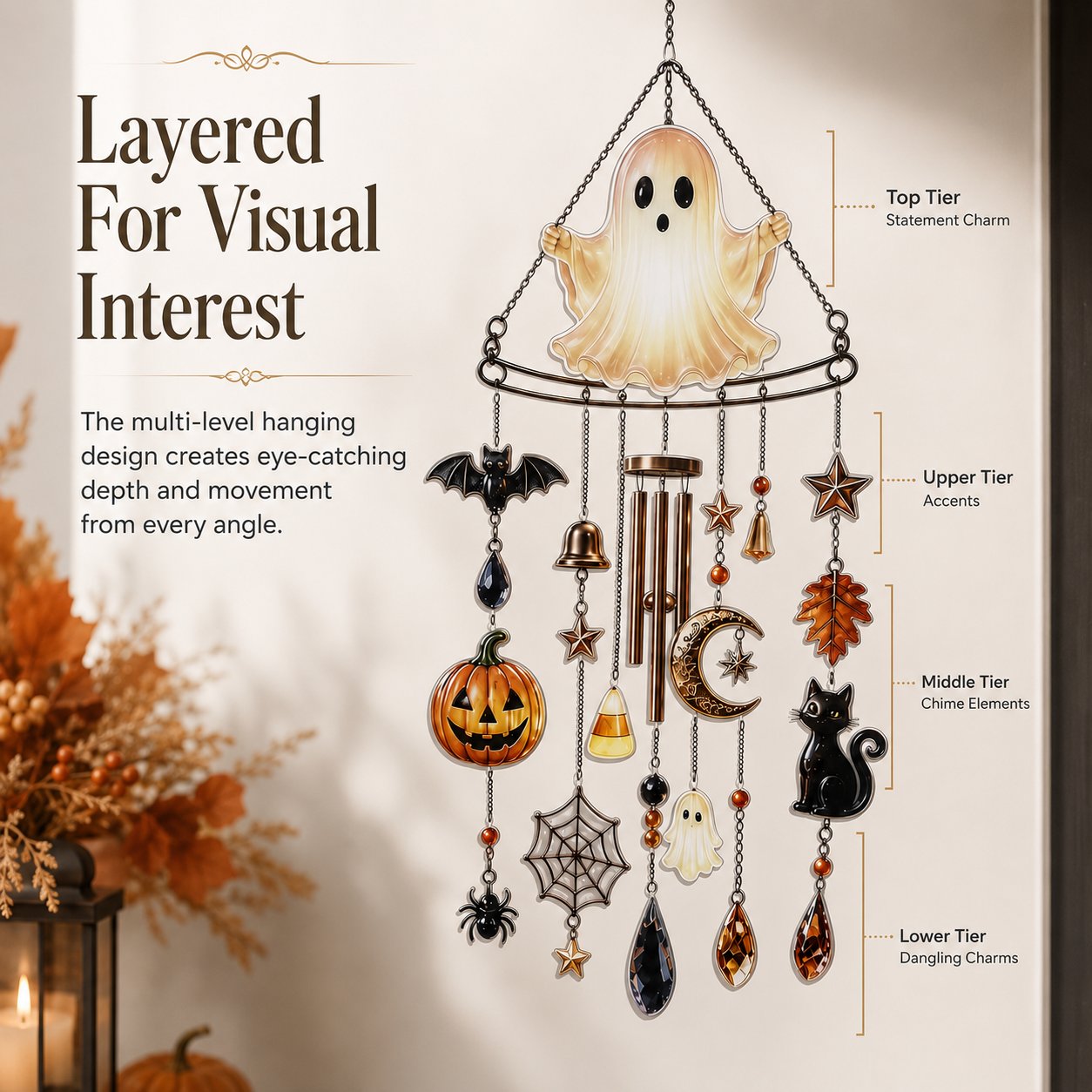 🔥Halloween Early Bird Special: Enjoy 49% off ghost wind chimes👻