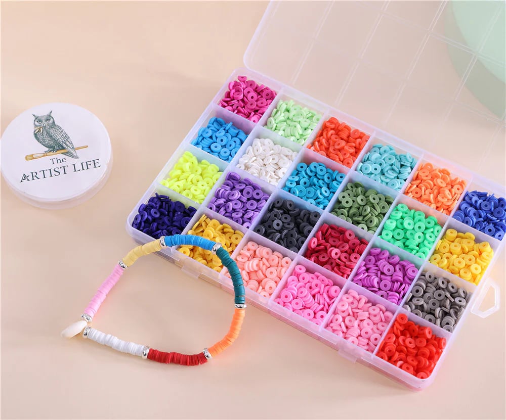 Clay Beads Bracelet Making Kit