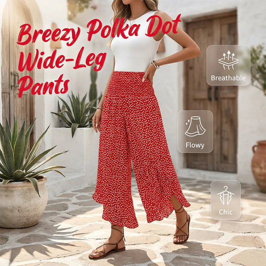👖Women's Flowy High Waist Wide-Leg Pants – Slimming, Comfy & Chic🌺