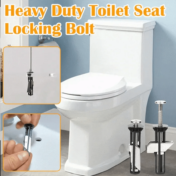 🔥Hot Sale🔥Heavy Duty Toilet Seat Fastener Bolt kit  (A Set of 2 Pcs )🔥