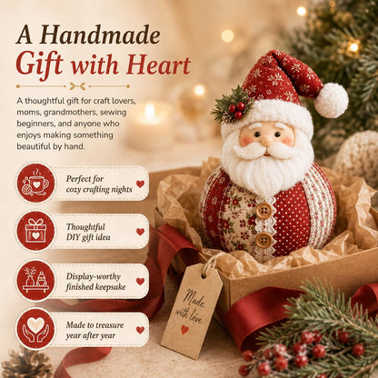 🔥 50% OFF - 🎄 Patchwork Fabric Doll DIY Kit