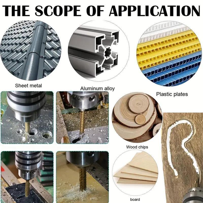 🎉✨6 Counts Metalworking Ldeal For Drilling