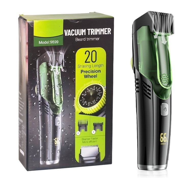 Vacuum Beard Shaver for Men
