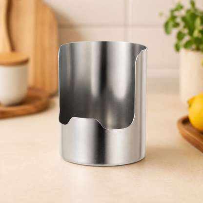 🔥50% OFF🍳 Thickened Stainless Steel Utensil Organizer, Rust Resistant Easy to Clean