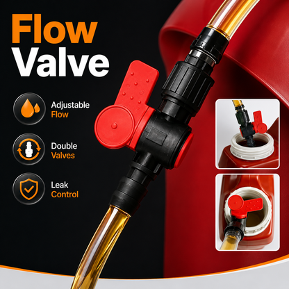 🔥LAST DAY 55% OFF🔥 Portable Manual Siphon Pump with 6.5 ft Hose